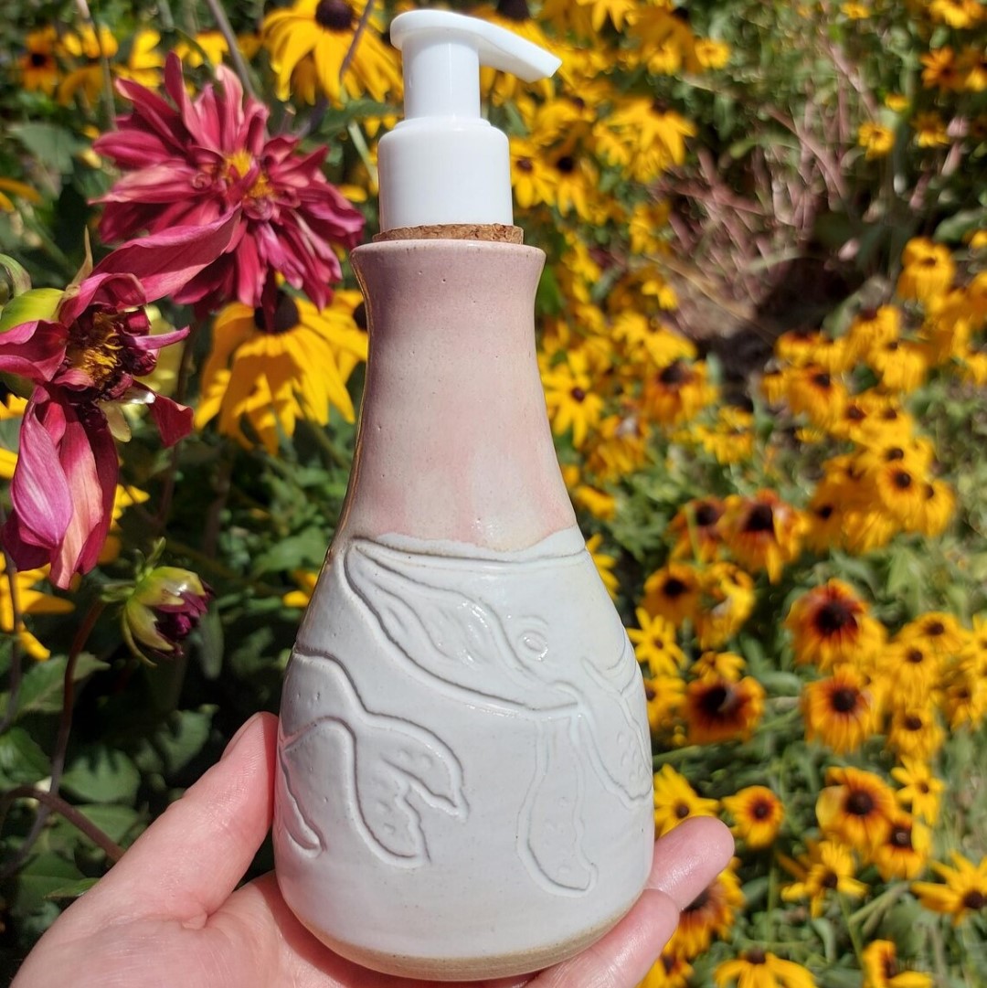 Carved Soap Bottle Image