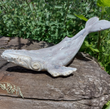 Ceramic Humpback Whale Sculpture Image